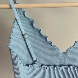 Free People Easy to Love Cami in blue Seamless